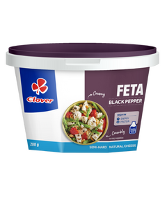 CLOVER FETA PIMENTA PRETA - 200G
