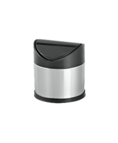 Balde de Lixo inox de com Tampa Rotativo Flora - 3L