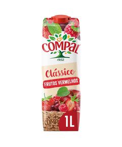 Compal Clássico Néctar Frutos Vermelhos -1 Ltr