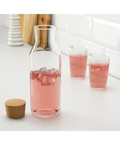 GARRAFA DE MESA C/TAMPA,VIDRO