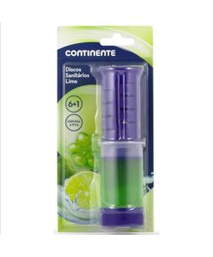 Continente Discos Sanitários Dispensador + Recarga Lima 7 doses