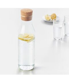 IKEA JARRO C/TAMPA, VIDRO TRANSPARENTE/CORTIÇA, 1.5 L