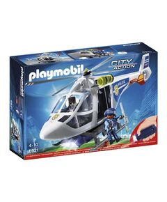 Playmobil City Action: Helicóptero da Polícia com Luzes LED
