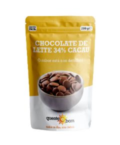 Q&B CHOCOLATE DE LEITE 34% CACAU 200G