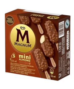 MAGNUM MULTIPACK MINI AMENDOAS 5X55ML