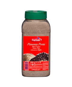 FERBAR PIMENTA PRETA MOIDA FRASCO 600G