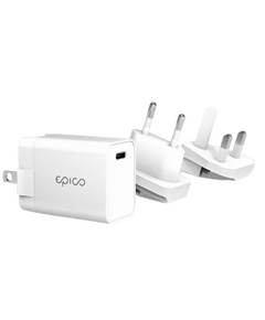 EPICO CARREGADOR 20W C/ ADAPT. US/UK/EU