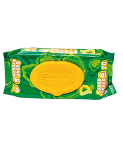 SUAVE TOALHITAS VERDE 72UN