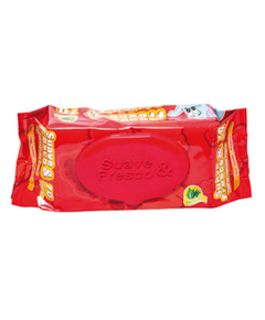 SUAVE TOALHITAS VERMELHO 72UN