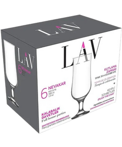 LAV COPO CERVEJA 385ML 6UN