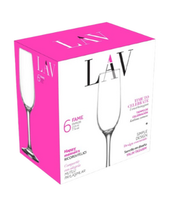 LAV COPO CHAMPANHE 215CC 6UN