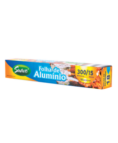 SUAVE FOLHA DE ALUMINIO 15M