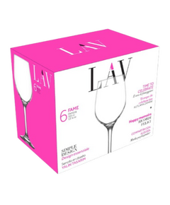LAV COPO VINHO 395CC 6UN
