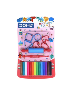 DOMS PLASTICINA MODELADORA 14UN COM ACCESORIOS