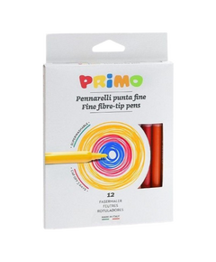 PRIMO 12 CANETAS DE FELTRO / FIBRE PENS 2.5MM