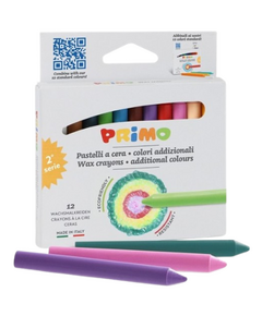 PRIMO 12 LAPIS DE CERA ALTA RESISTENCIA
