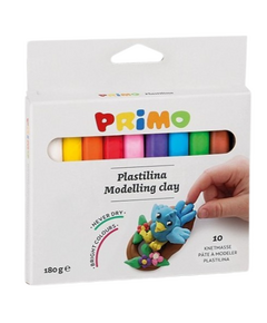 PRIMO BARRAS DE PLASTICINA 10 CORES