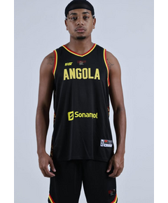 Equipamento Oficial de Basquetebol da seleção Angolana - Preto