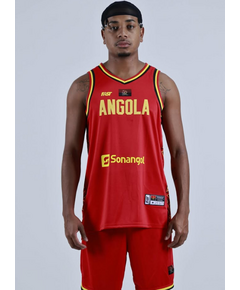 Equipamento Oficial de Basquetebol da seleção Angolana - Vermelho