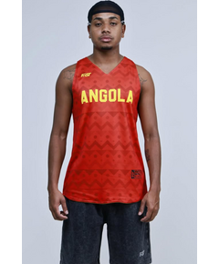Camisola Treino dupla Face da Seleção de Angola  - Vermelha