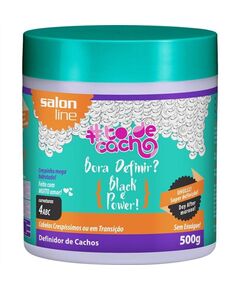 Definidor De Cachos Bora Definir? Black É Power 500g Salon Line