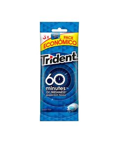 Pastilha Elástica Trident 60 Minutos Peppermint