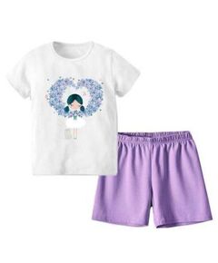 Conjunto Infantil Feminino - Calção & Blusa