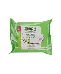 Toalhitas de Limpeza Exfoliante Facial - Simple