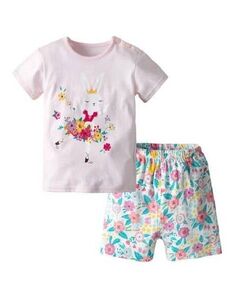 Conjunto Infantil Femenino - Calçao & Blusa