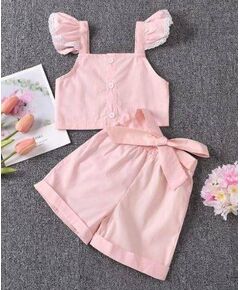 Conjunto Infantil Feminino - Calção & Blusa