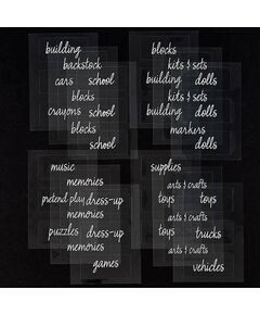 Etiquetas de Identificação Transparente  - The_Home_Edit - Criança