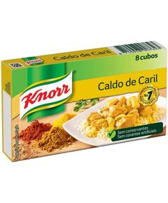 Caldo de Caril 8 Cubos- Knorr