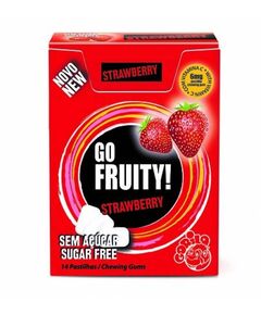 Pastilha Gorila- Go Fruity Morango 12 Uni