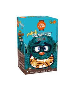 Bolachas Dancake Mini Creamy Kiss Cacau 160G