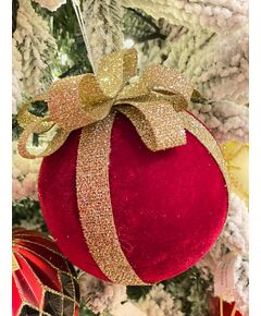 Bola de Natal - Ribbon - Bola Vermelha