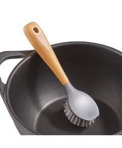 Escova para lavar de panelas de bamboo