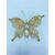 Decoração de Natal - Wire Butterfly Orn Gold