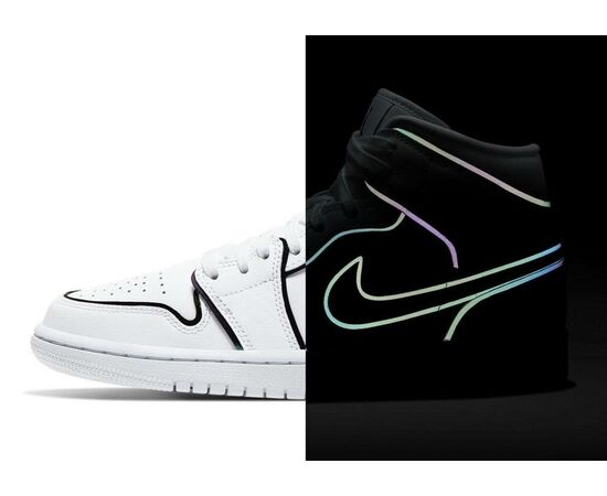 Nike Air Jordan 1 Mid Se White Xeno