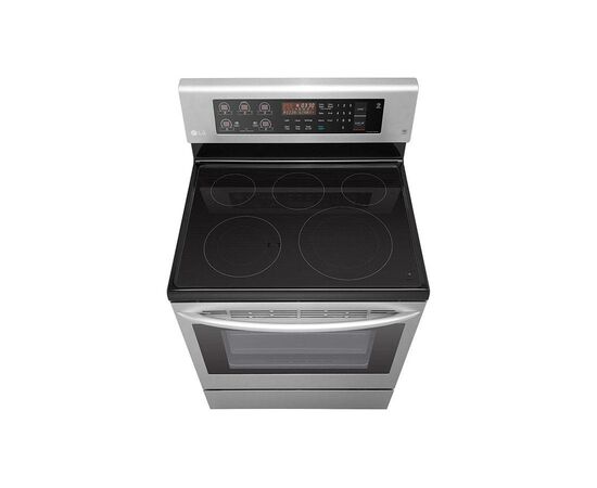 Fogão Eléctrico LG Inox c/ 5 Bocas de Cerâmica Forno 178l -  LRE3193ST
