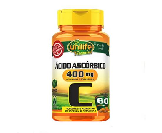 Vitamina C - Ácido Ascórbico Unilife 750mg