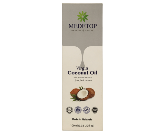 Óleo virgem de Coco  - Medetop 100ml