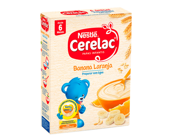 Farinha Láctea Banana e Laranja Cerelac - 250g