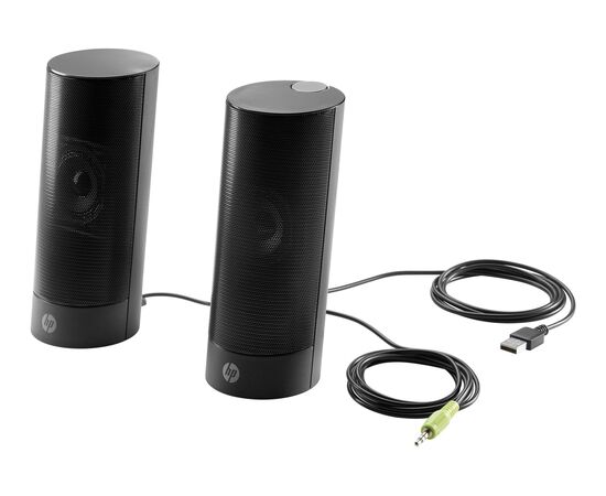 Coluna HP USB Business v2 - Preta