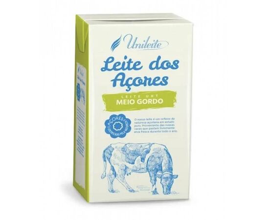 Leite Meio Gordo - Açores 1L