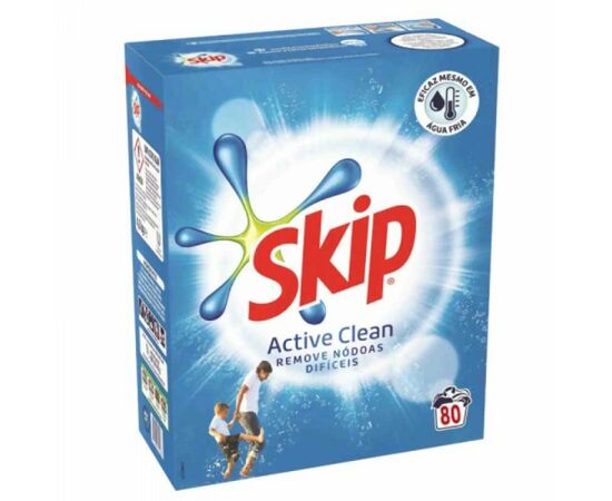 Detergente - Skip Pó Active Clean 80D