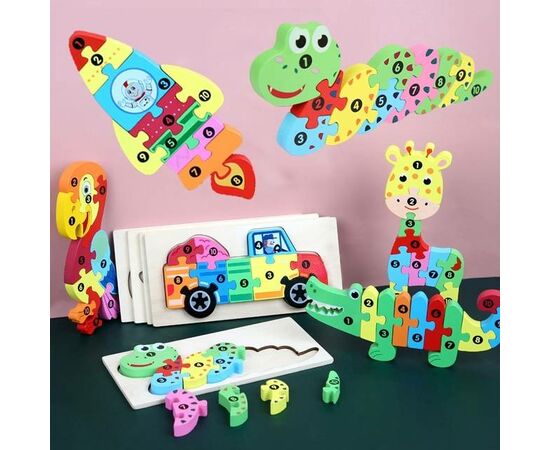 Puzzle 3D - Crocodilo