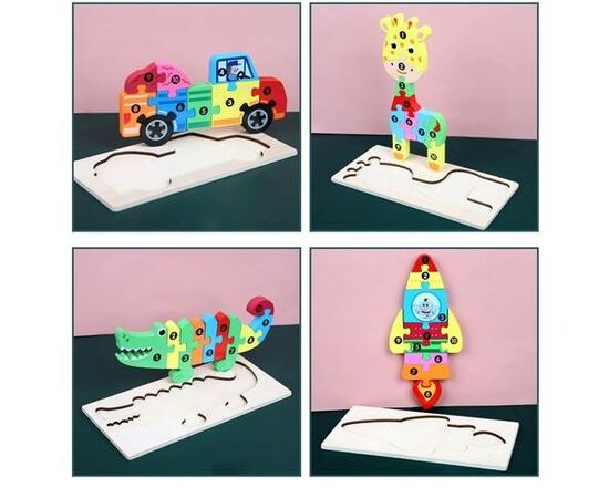 Puzzle 3D - Crocodilo