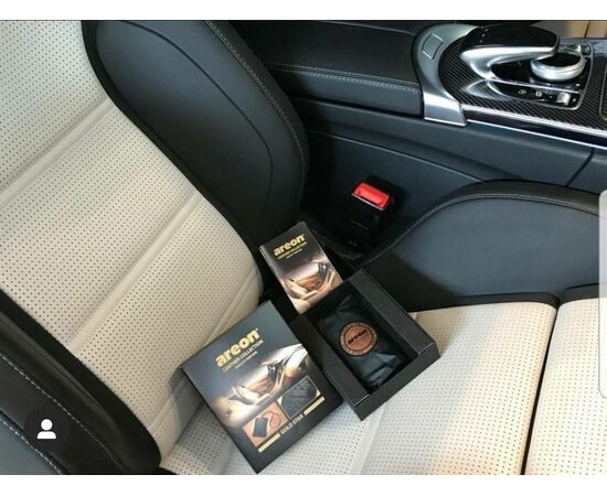 Perfume Seco p/ Carro Areon Colecção de Luxo em couro