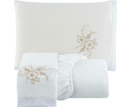 Lençol Solteiro Maior Branco