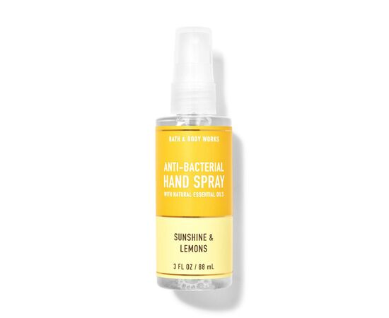 Spray anti-bactérias para mãos, Bath & Bodyworks, Sunshine & Lemons